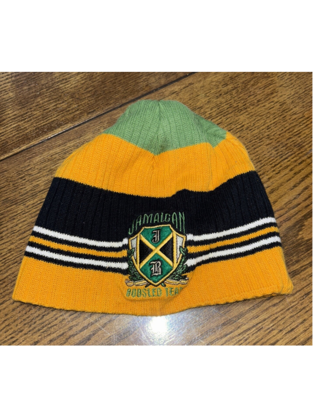 Jamaican Bobsled Team Cool Runnings Beanie Knit Hat Youth Size